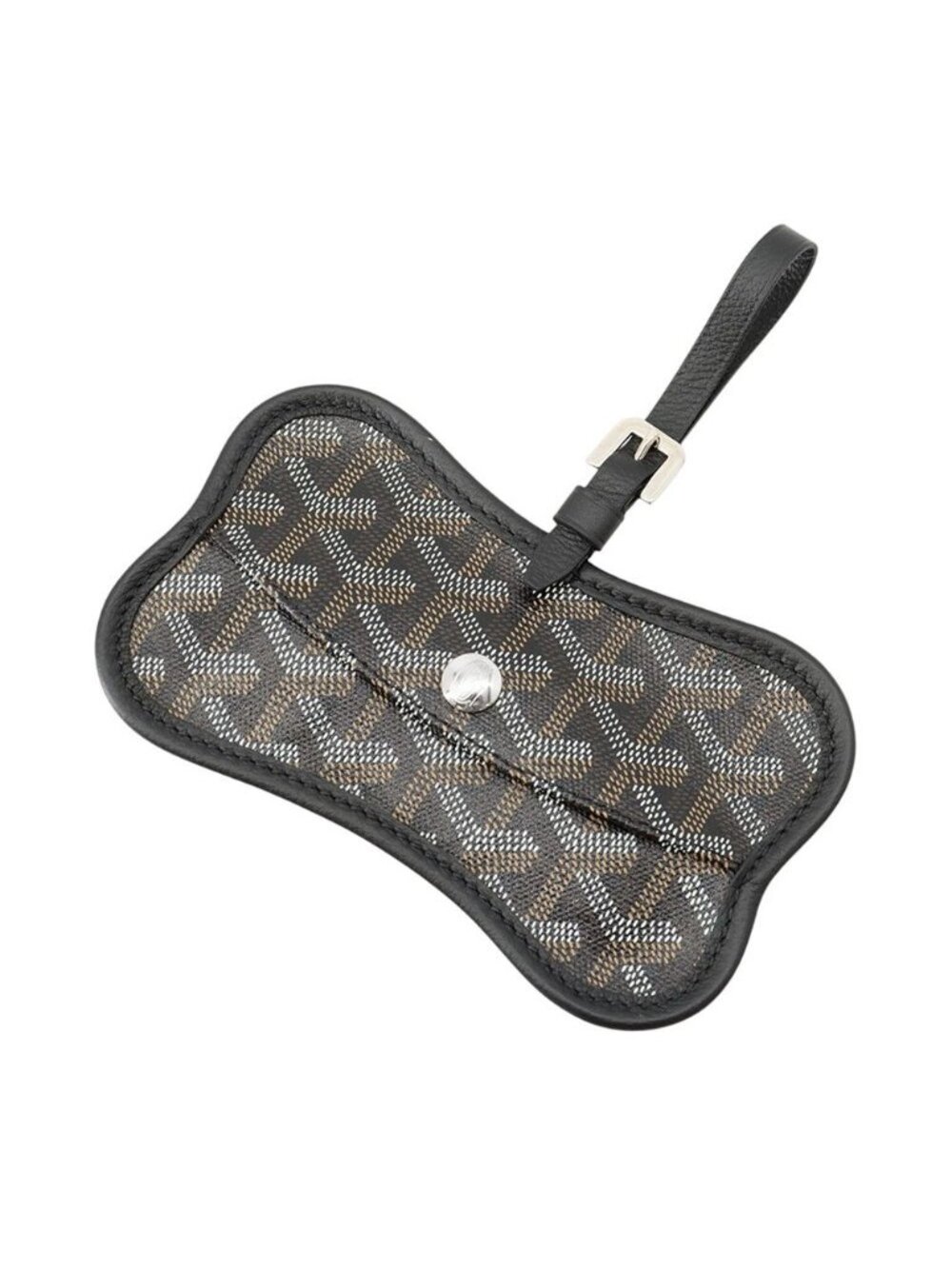Goyard Pouch Aus Cyan Green Dog Charm Black